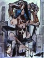 Femme nue assise II 1959 Cubismo